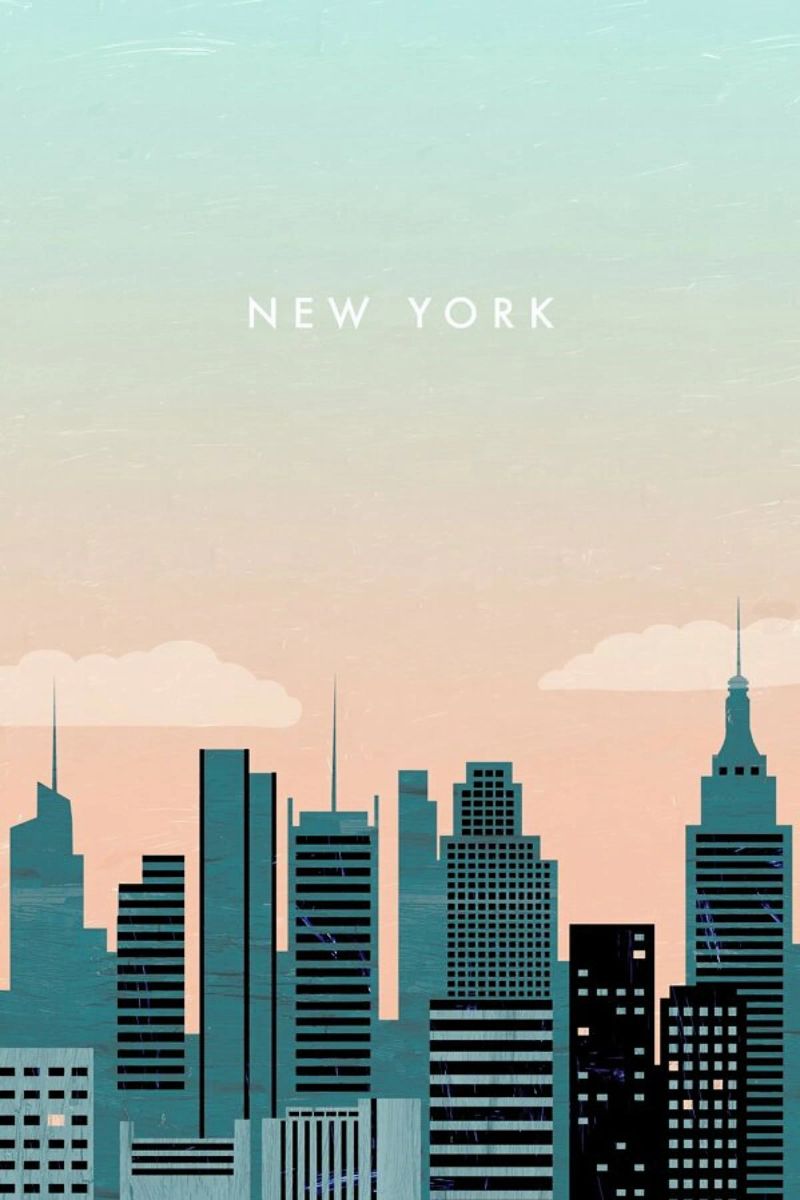New York poster de Katinka Reinke