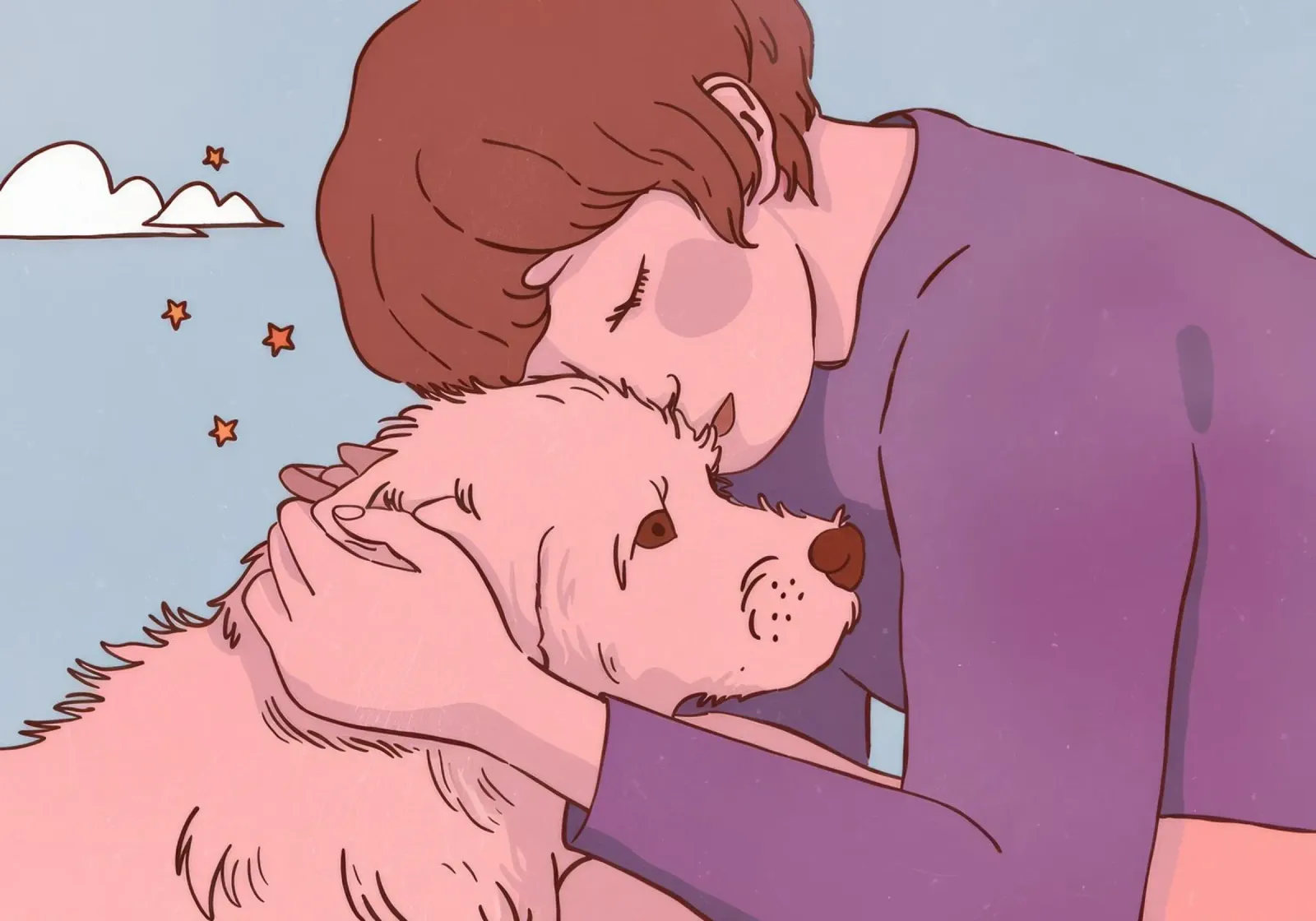 Heartwarming Canine Hug hahnemühle by Timeless Huse