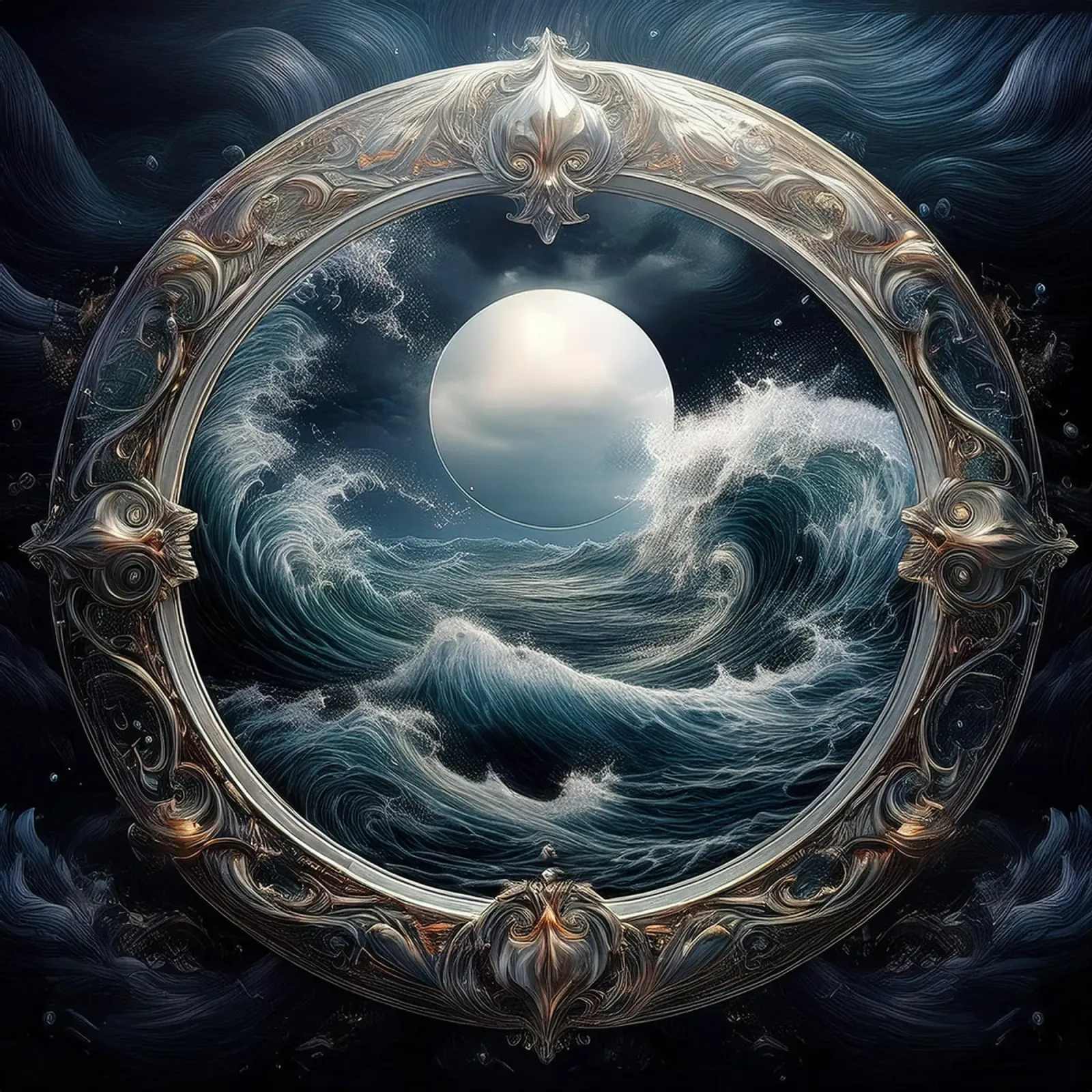 cielo poster con telaio in alluminio da kimmindmuse