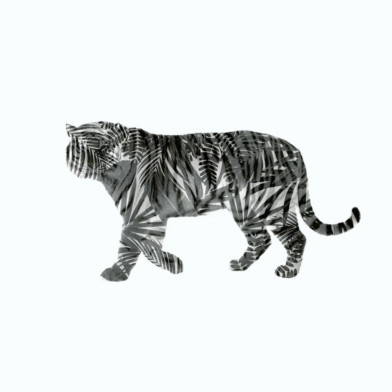 Tiger poster con telaio in plastica da Chris Wharton