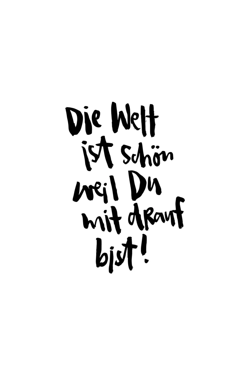 Die Welt acryl van Brushmeetspaper