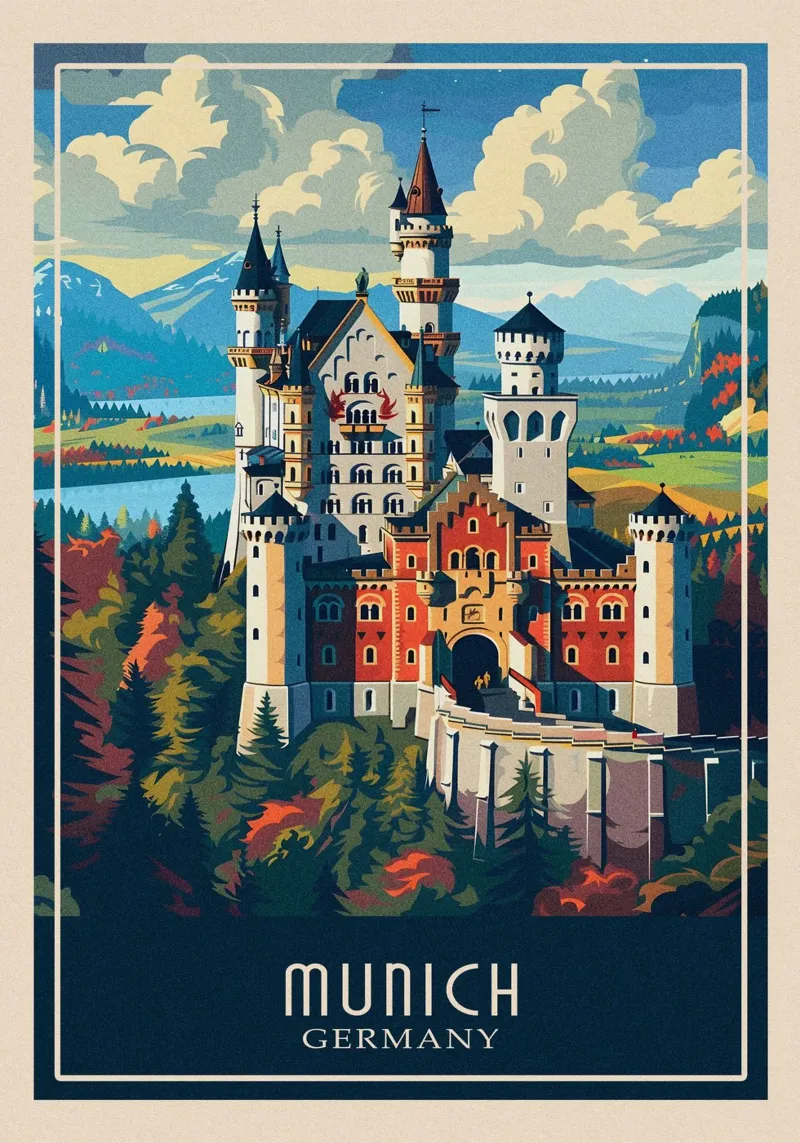 Munich Germany forex plate by Travelstudio