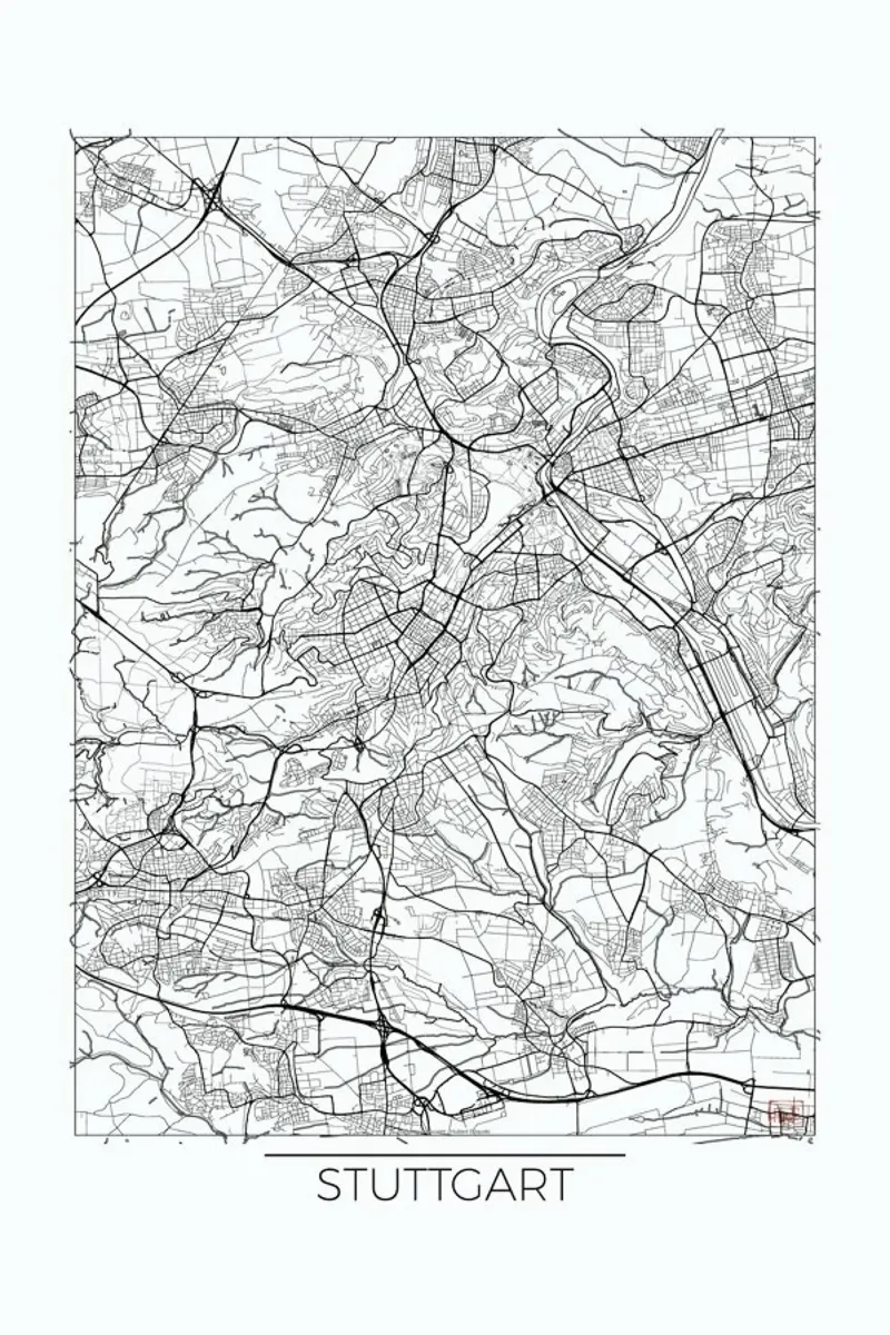 Stuttgart Minimal tela da Hubert Roguski