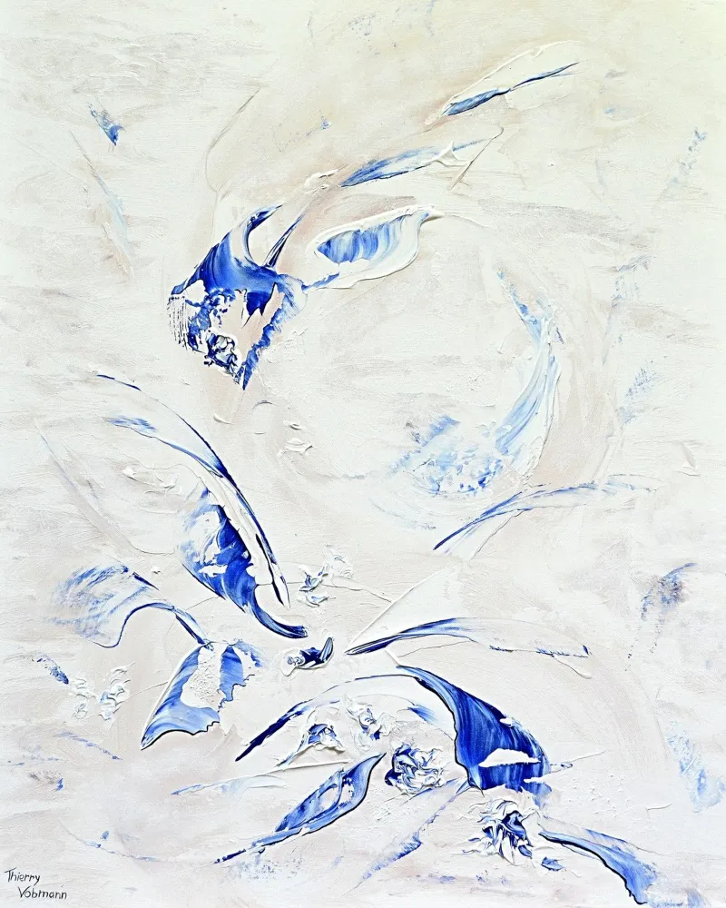 ALIVE IN A PERFECT HARMONY pellicola backlit da Thierry Vobmann Abstract painting