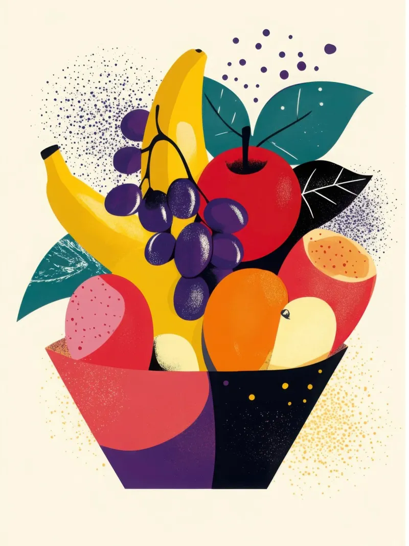 Explosion Fruitière - Una festa di colori pellicola backlit da Pop and Fruits - Affiches & posters