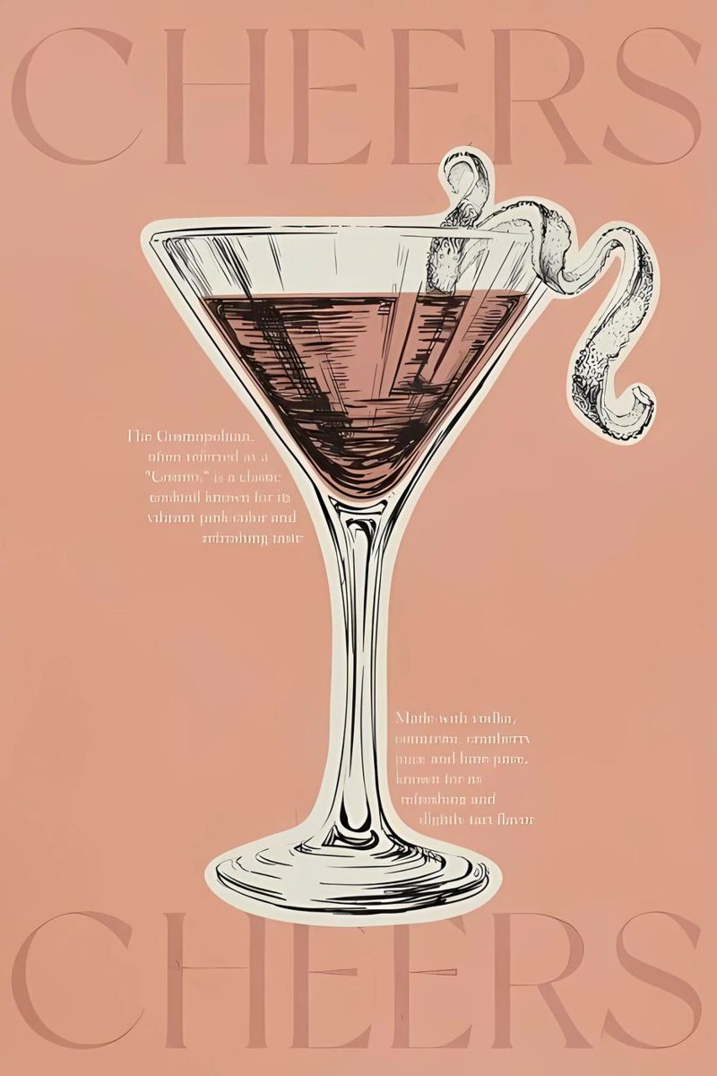 Prost Cosmopolitan Poster von mitaco