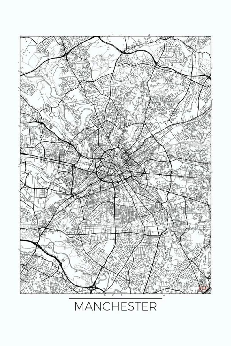 Manchester Minimal pellicola backlit da Hubert Roguski