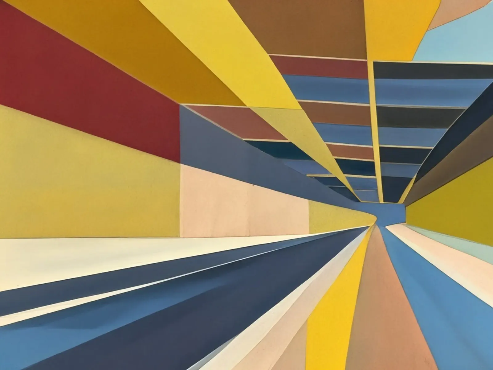 Nel tunnel_4 carta hahnemühle da Abstract Art by LK