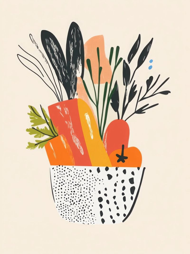 Un'esplosione di colore fresco poster da Pop and Fruits - Affiches & posters