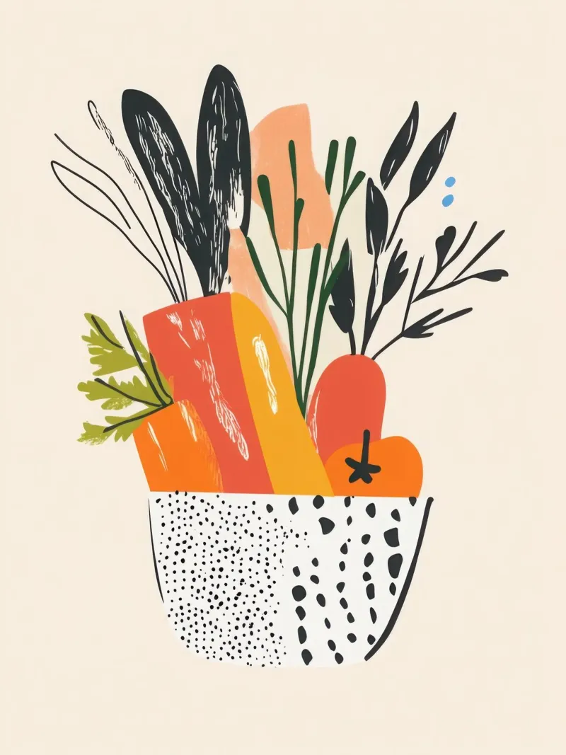 A burst of fresh colour hahnemühle by Pop and Fruits - Affiches & posters
