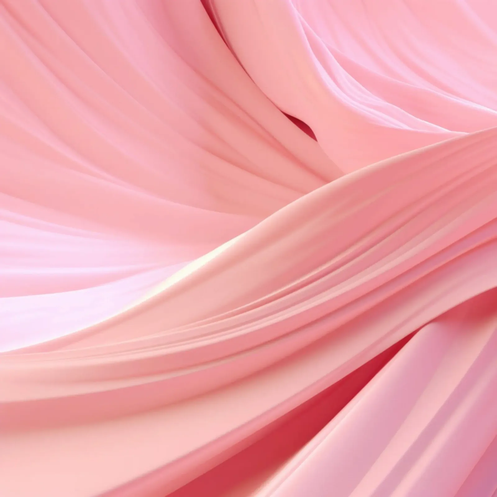 Modern Abstract Waves Texture Blush Pink backlit film by Modern Muse