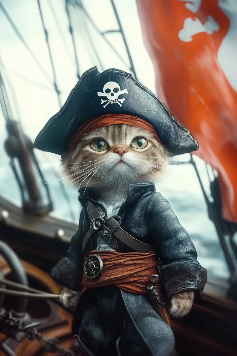He is a pirate No. 02 plexiglass da lazydaypaper