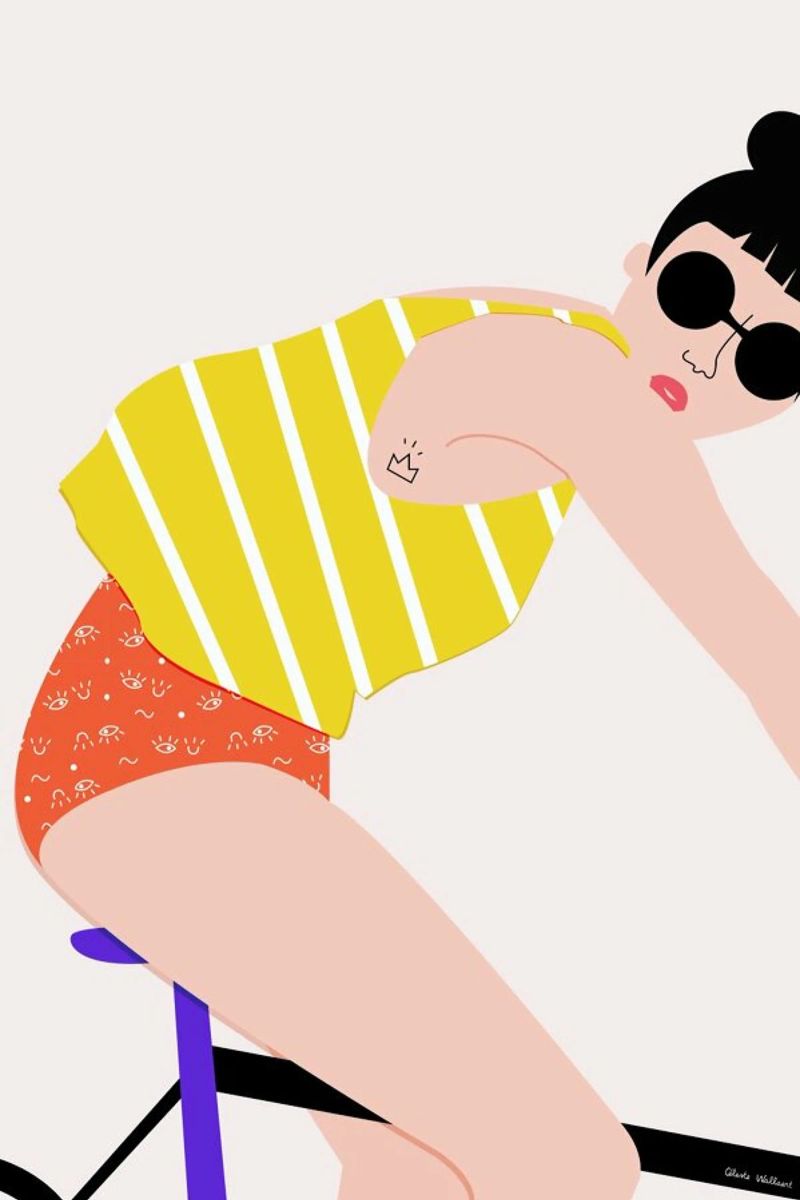 Bike poster by Céleste Wallaert