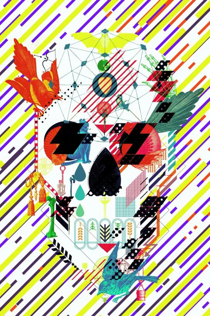 El Nuovo Col poster con telaio in plastica da Ali Gulec