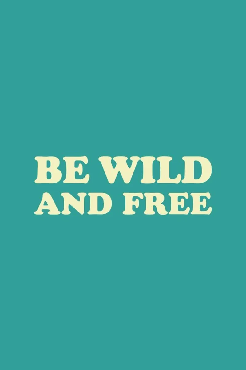 Be Wild and Free - Mint alluminio dibond da Studio One