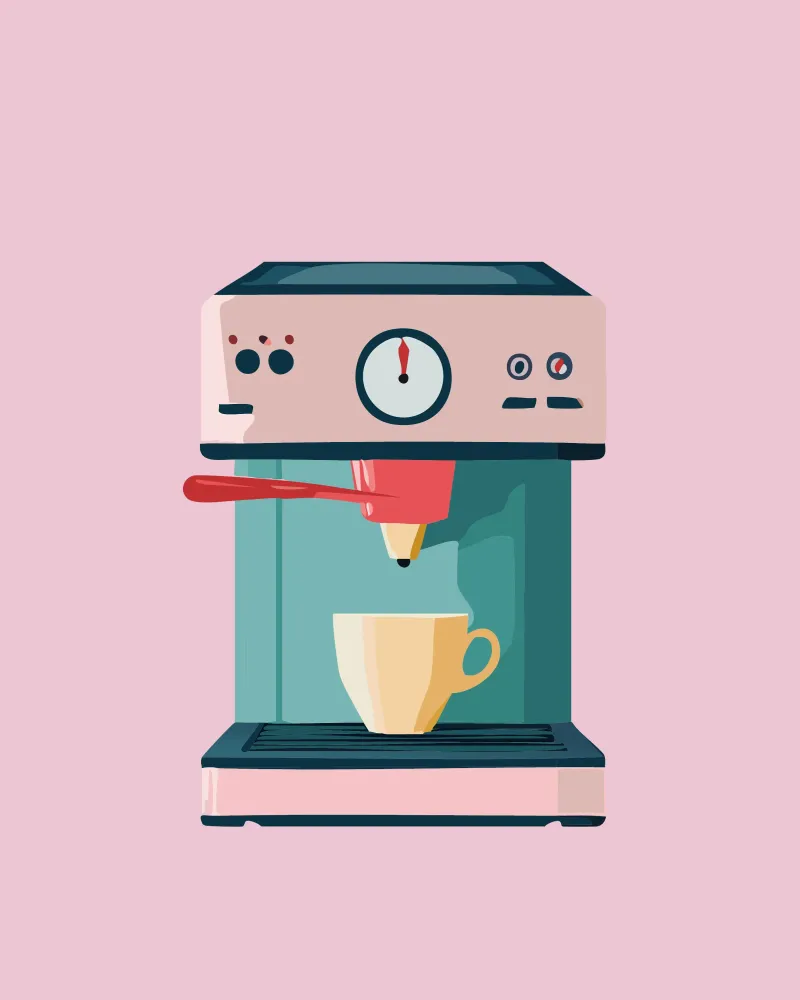 Espresso Maschine hahnemühle by DARIA IVANOVNA