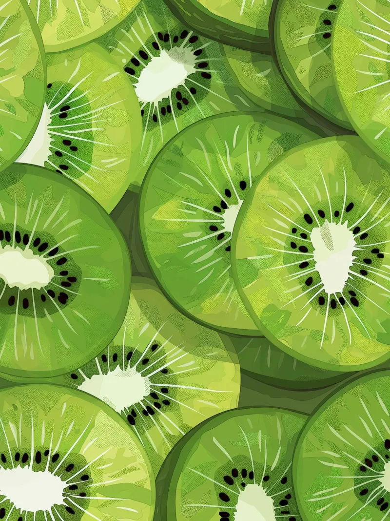 Kiwi fresco tela da Spice & Style