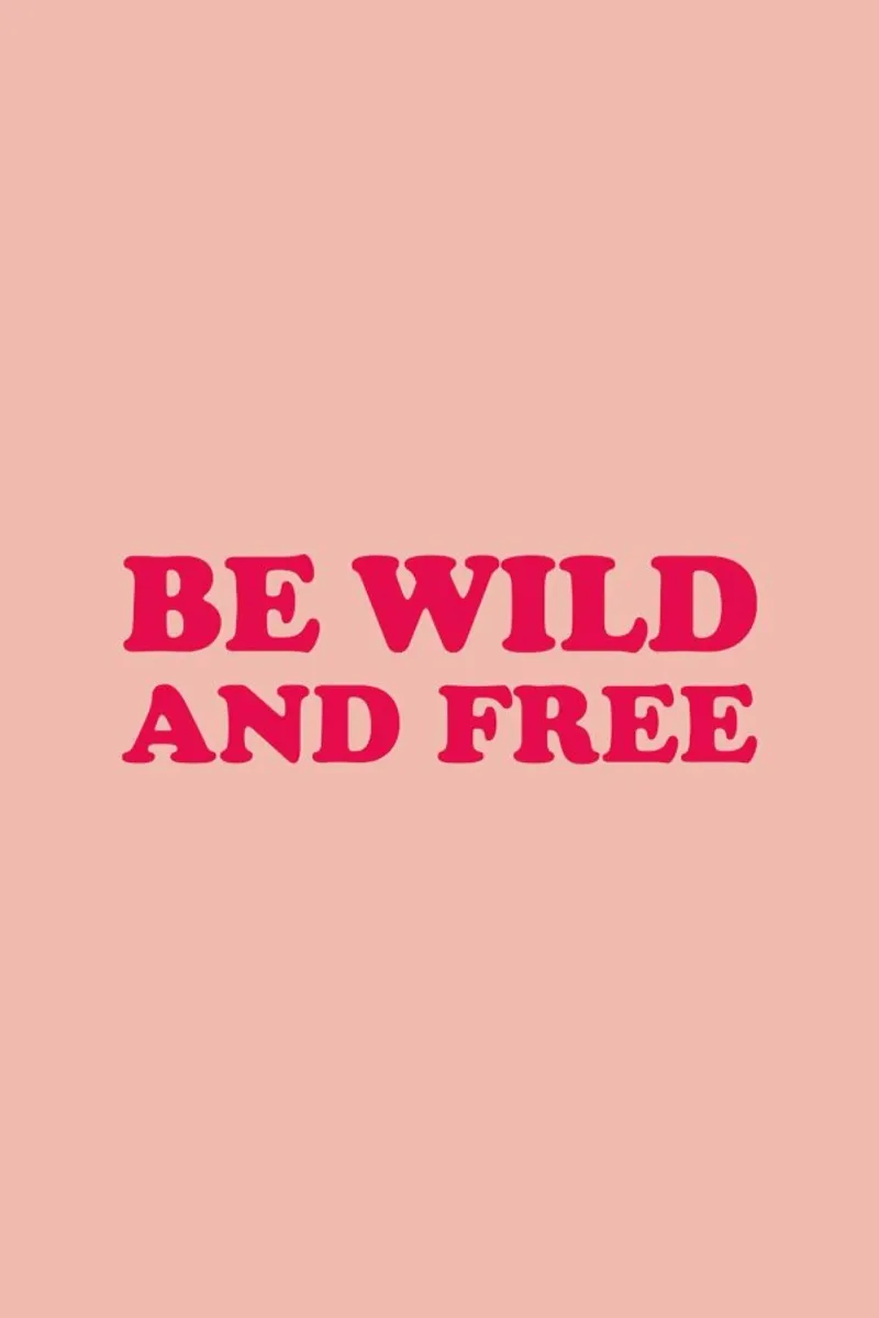 Be Wild and Free - Pink pellicola backlit da Studio One