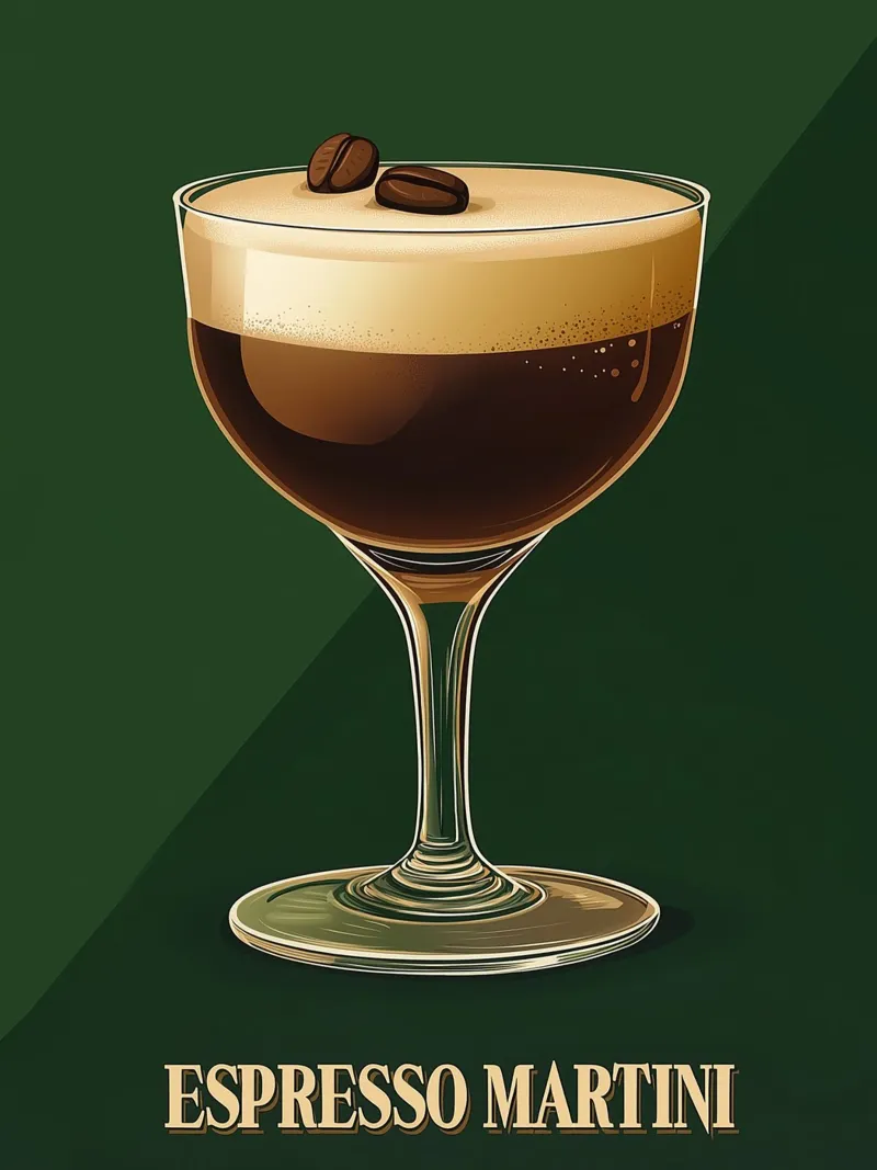 Cocktail Espresso Martini plexiglass da Spice & Style