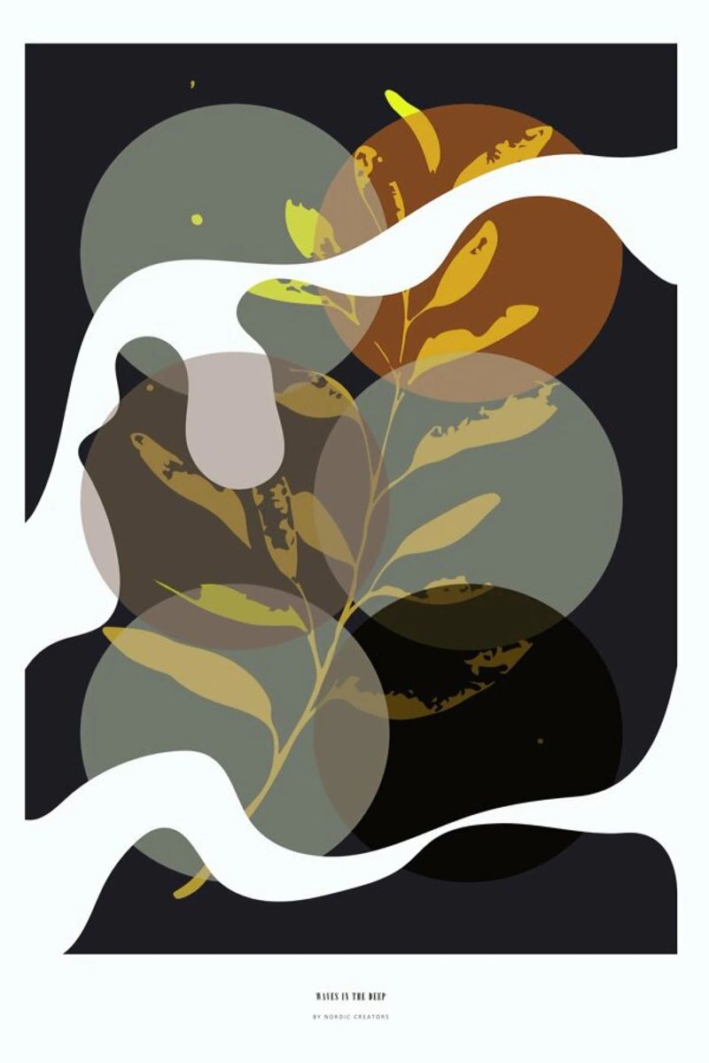 Waves in the Deep Poster von Nordic Creators