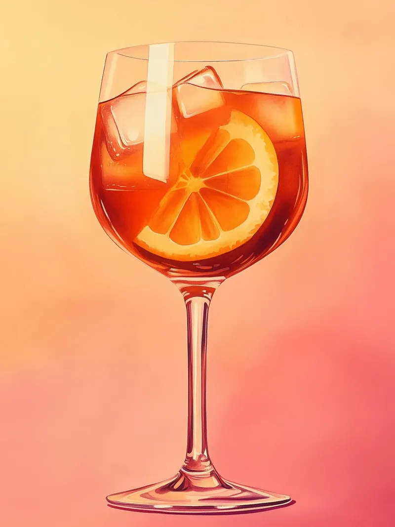 Cocktail spritz alluminio dibond da Spice & Style