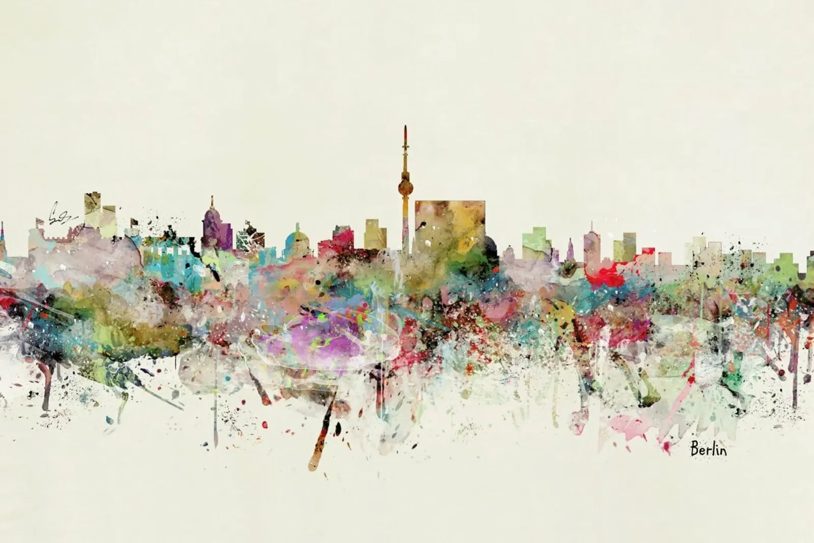 Berlin Icons poster by Brian Buckley