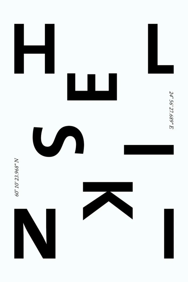 Cities - Helsinki plexiglass da typealive