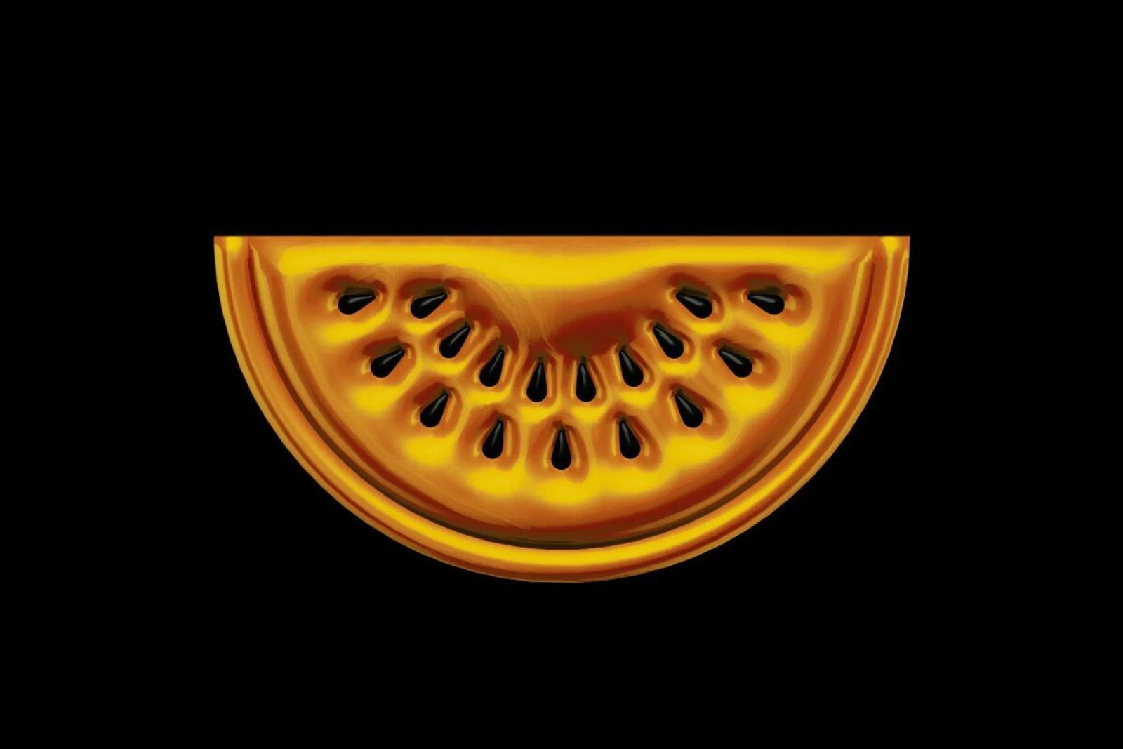 Watermelon poster avec cadre en aluminium de Octavian