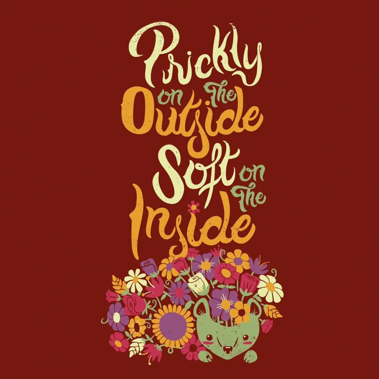 Prickly on the Outside Soft on the i..g flower metacrilato de Tobe Fonseca