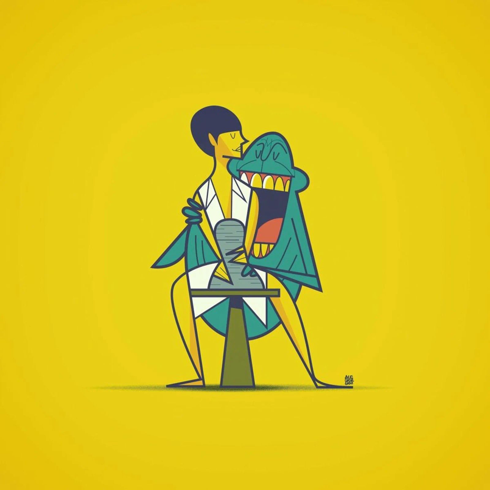 Ghost pellicola backlit da Ale Giorgini
