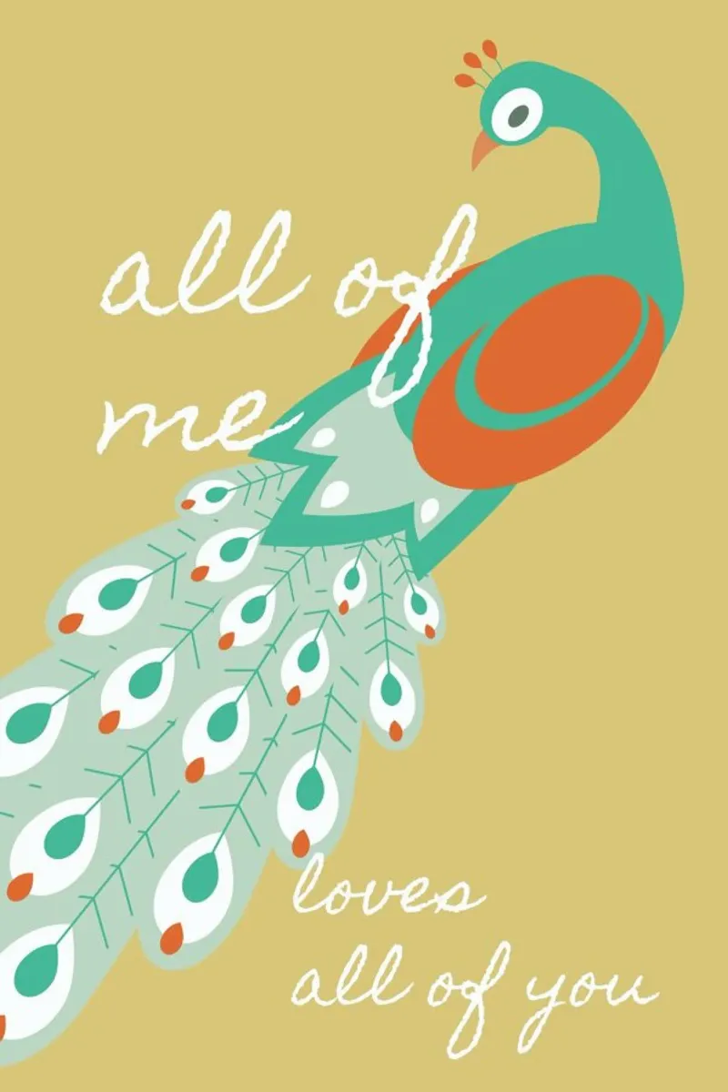 All Of Me - Peacock pellicola backlit da BlauMaschine