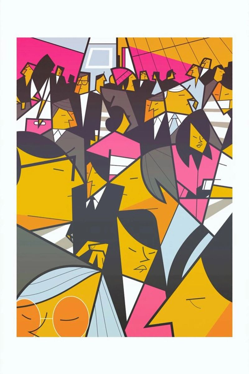 Tokyo Frames Crossing poster by Ale Giorgini