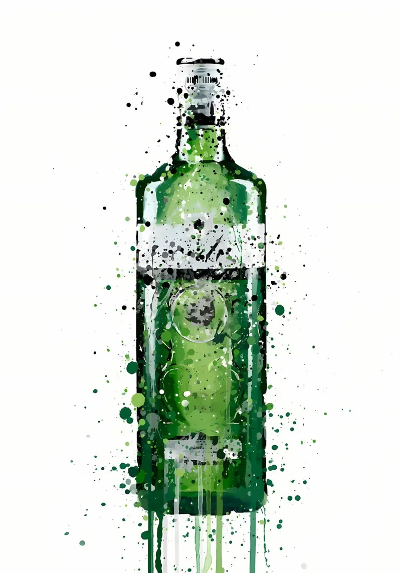 Verde foglia di gin carta hahnemühle da Coffee shop