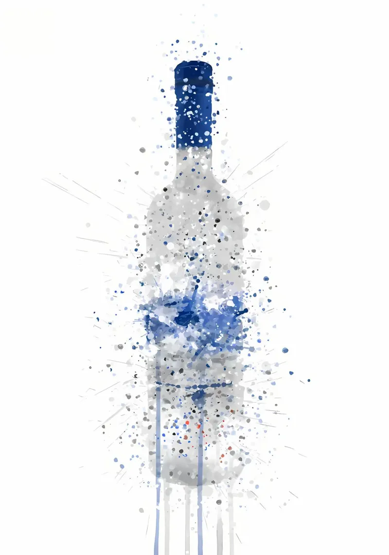 Vodka Grey Goose pellicola backlit da Coffee shop