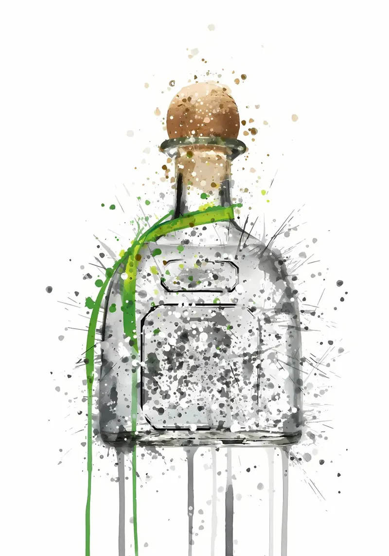 Patron Silver Tequila canvas by Coffee shop