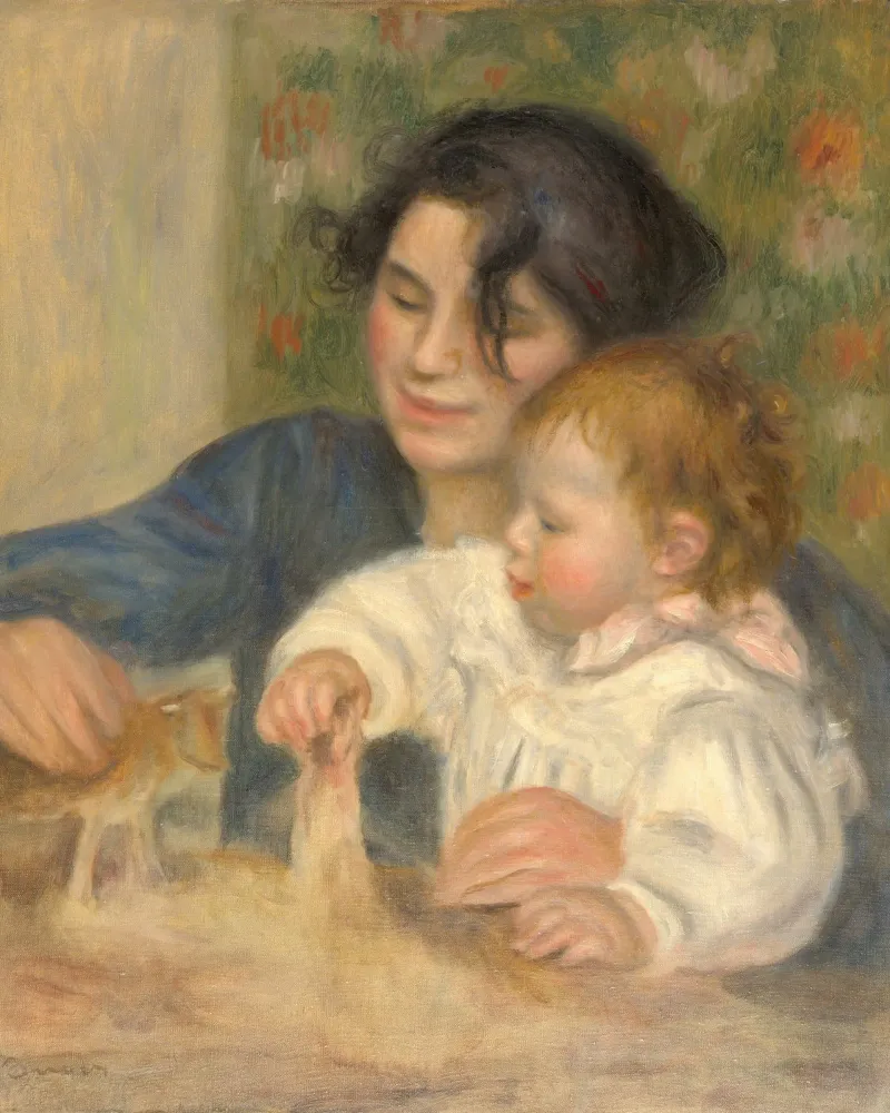 Pierre-Auguste Renoir - Gabrielle e Jean pellicola backlit da Timeless Artworks