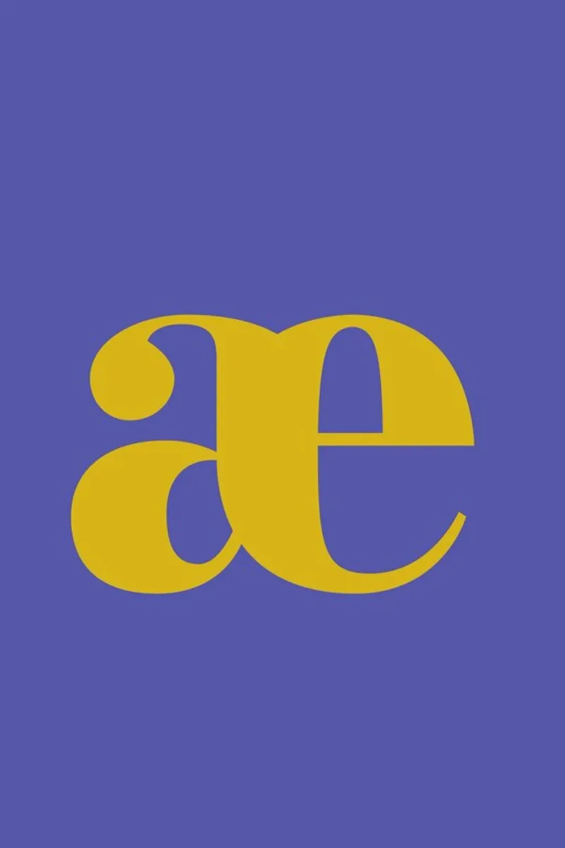 Blue Letter æ alluminio dibond da Studio One
