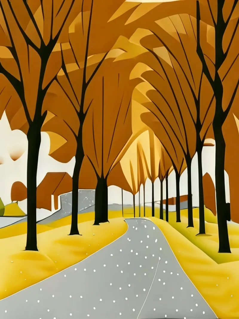 Viale_Natura_3 alluminio dibond da Abstract Art by LK