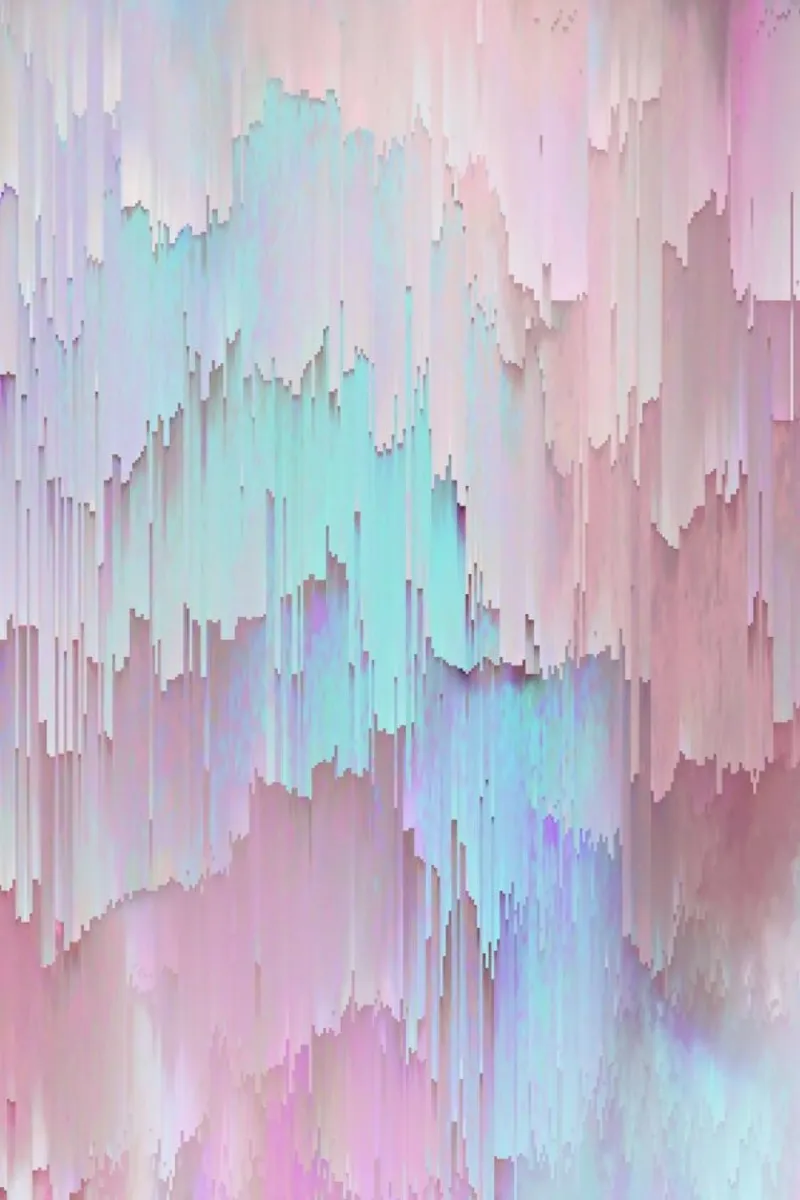 Pastel Glitches Fall pellicola backlit da cafelab