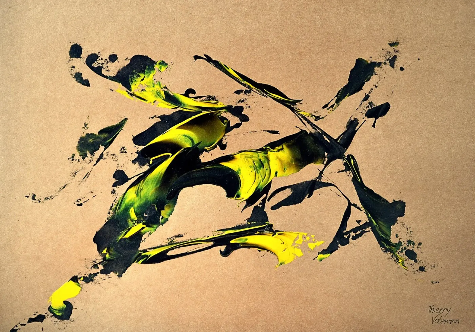 NATURAL STYLE 49 pellicola backlit da Thierry Vobmann Abstract painting