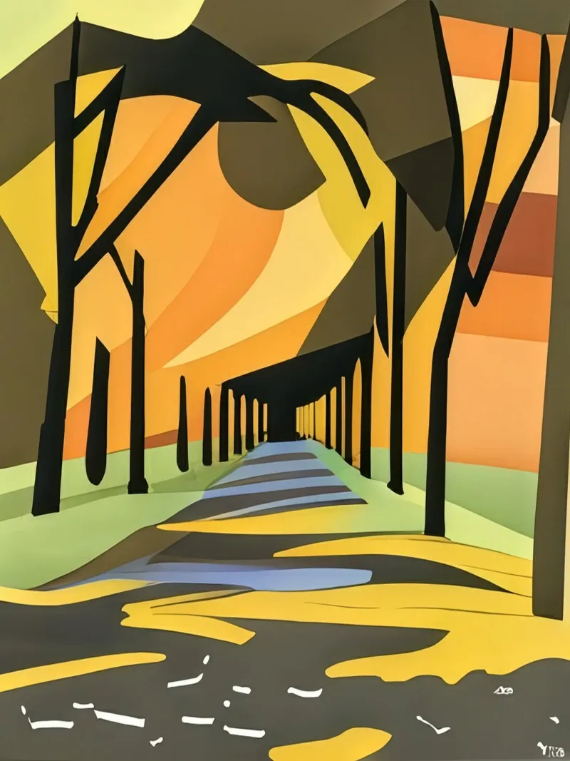 Nature_Avenue_4 poster de Abstract Art by LK