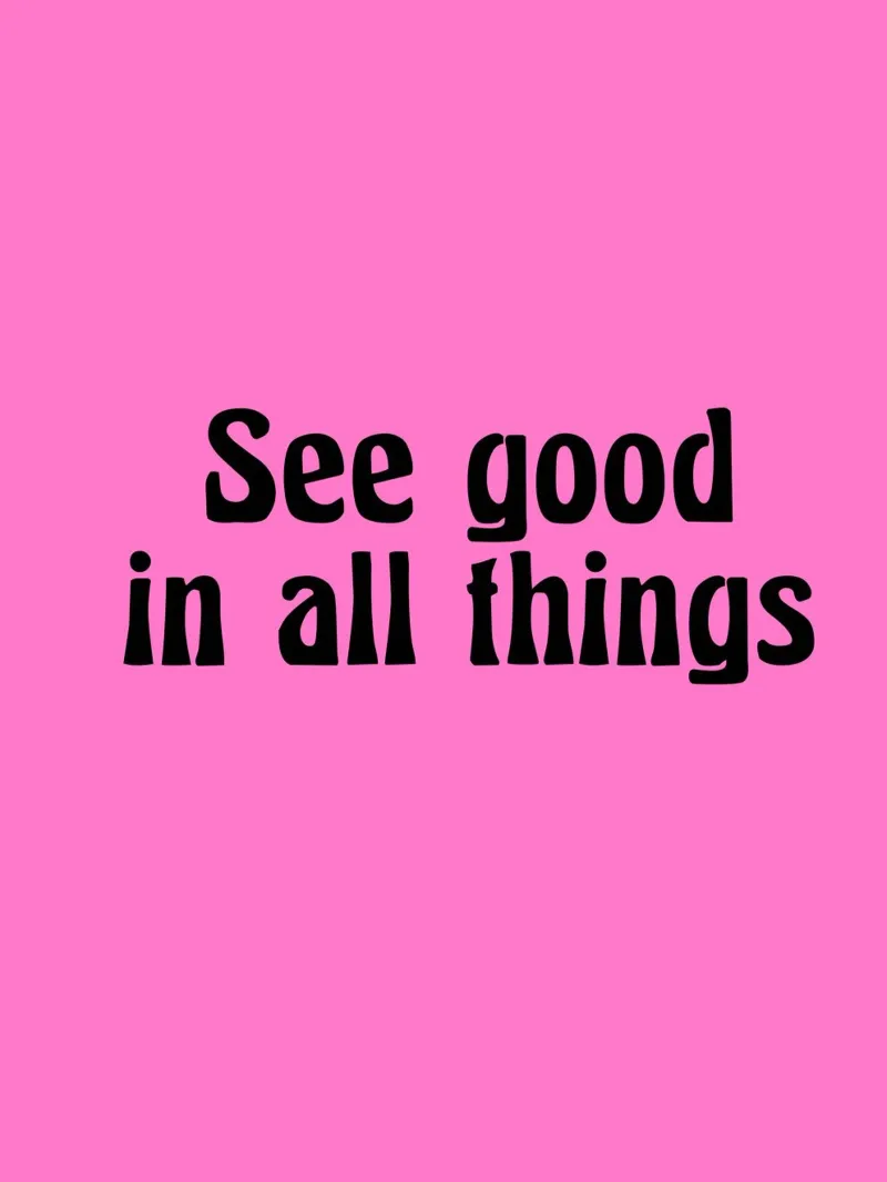 See good in all things pellicola backlit da Hej Ibiza by Ute Arnold