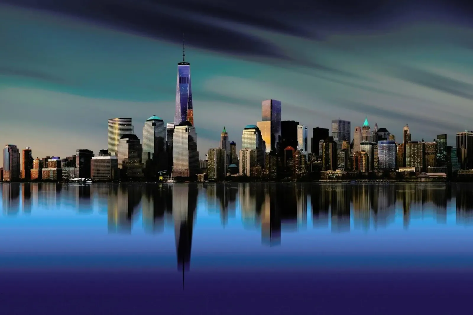 New York World Trade Center 1 - Yi Liang alluminio dibond da Pictufy