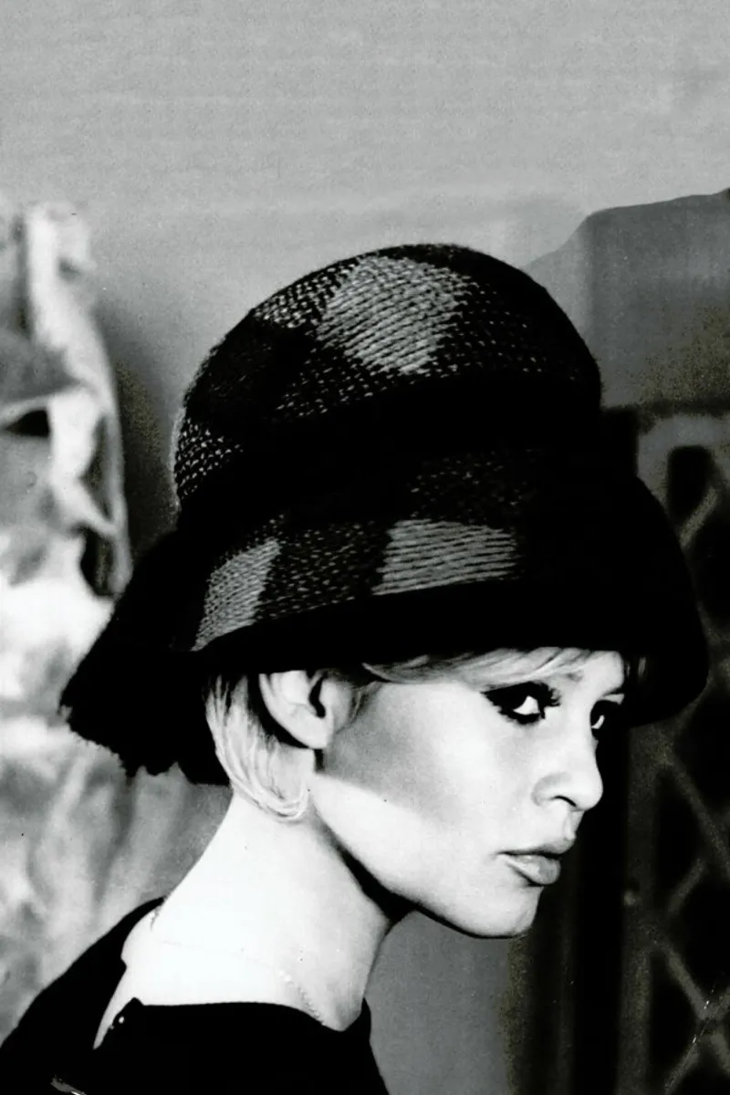 Brigitte Bardot with Hat pellicola backlit da Gallery Print and Art Limited