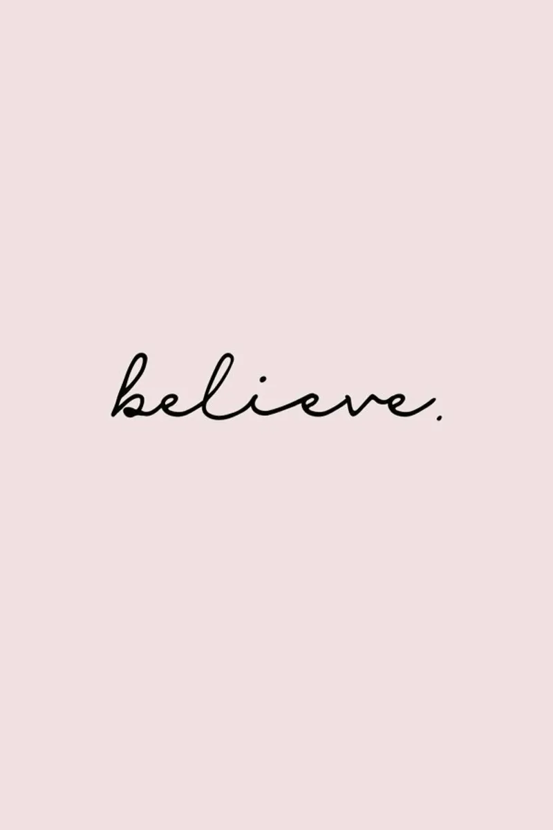 Believe plexiglas de Studio One