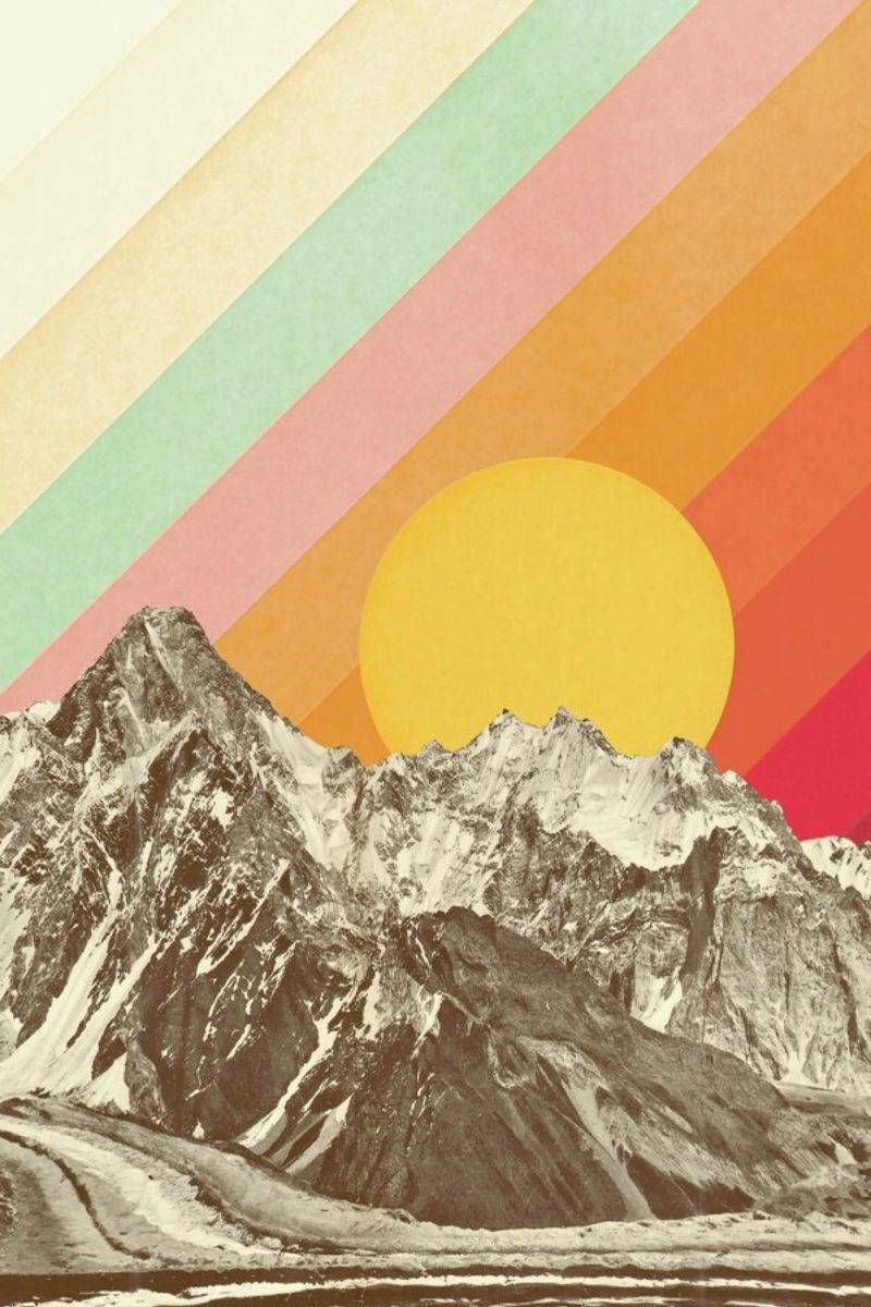 Mountainscape Poster von Florent Bodart