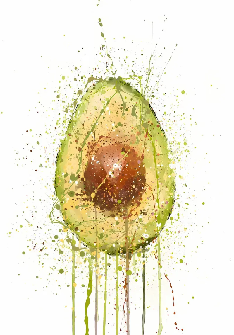 Avocado Vegetale alluminio dibond da Mimi