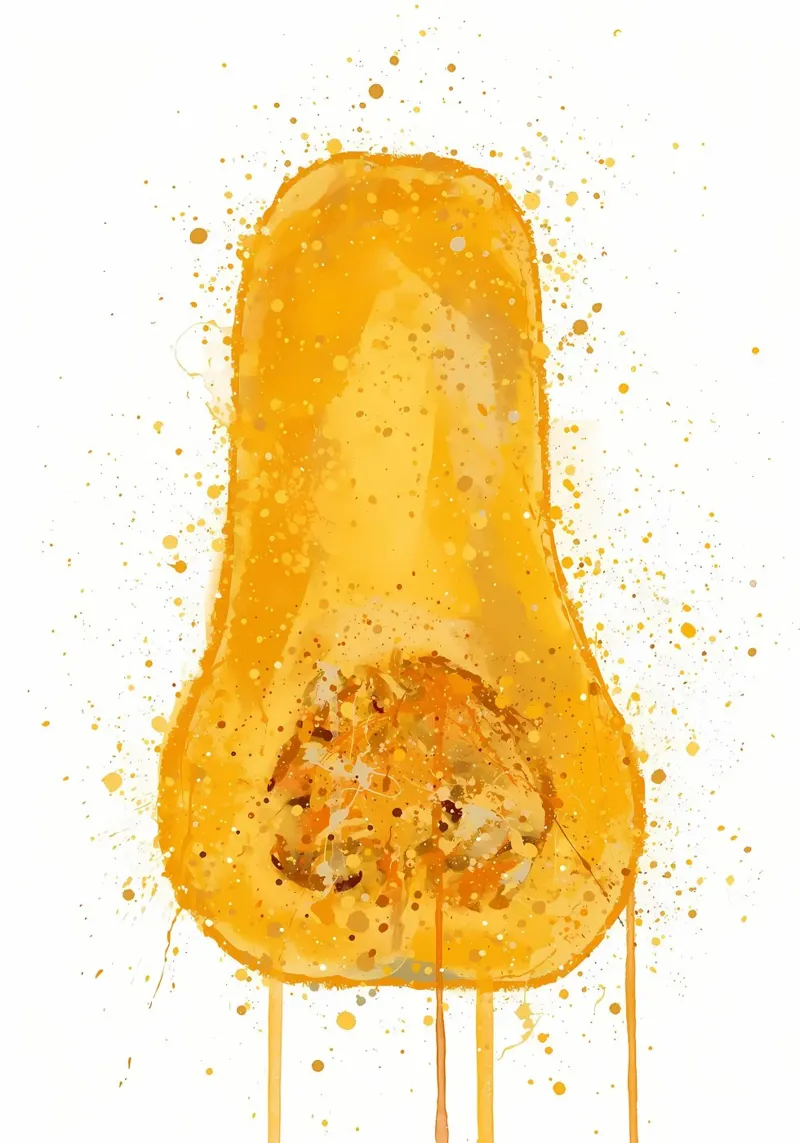 Zucca Butternut tela con Cornice a cassetta da Mimi
