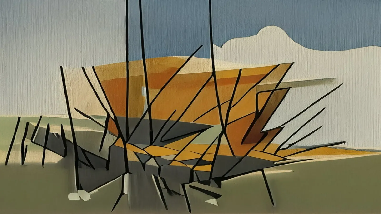 Excursion_landscape_13 canvas by Abstract Art by LK