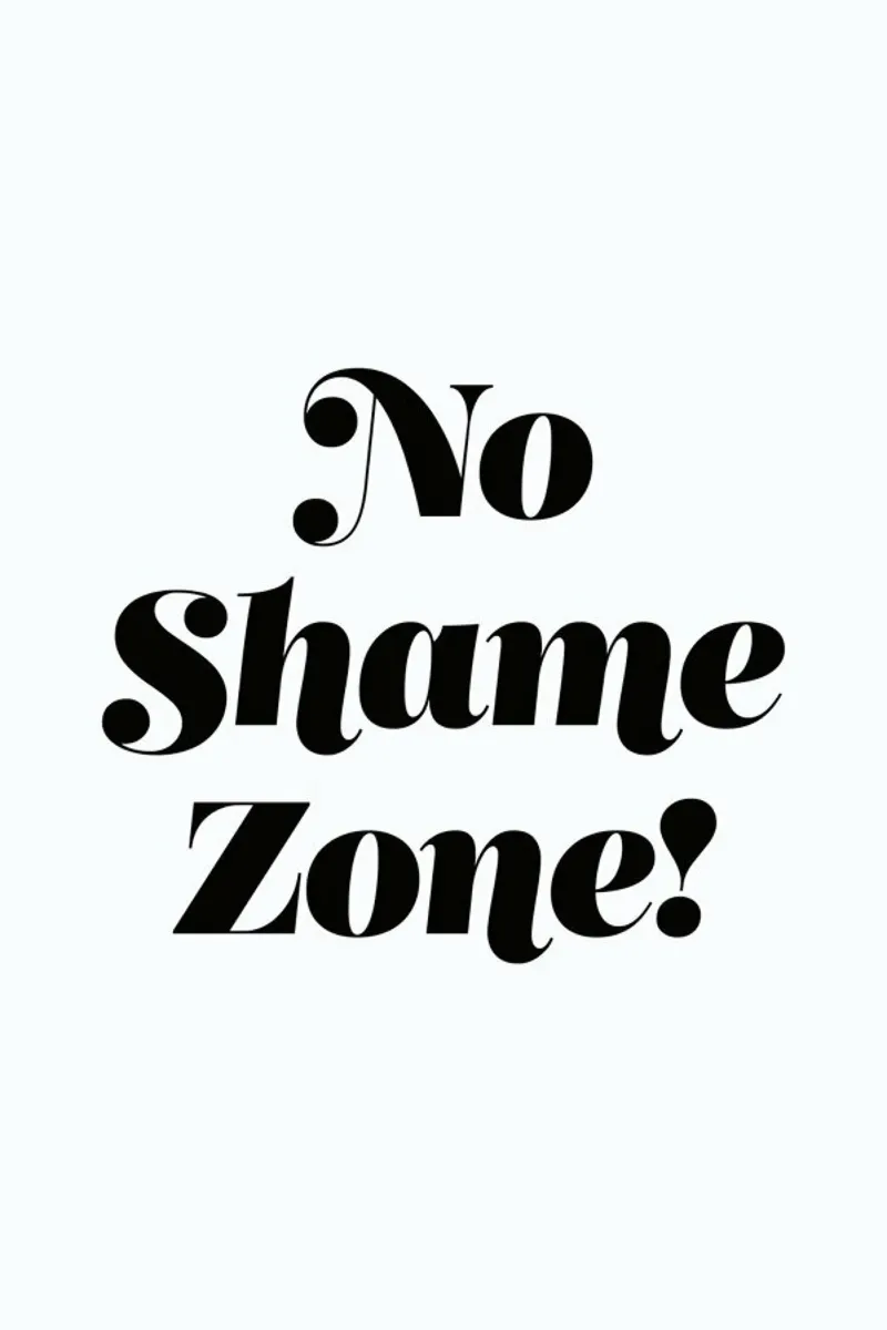 No Shame poster da Mottos by Sinan Saydik